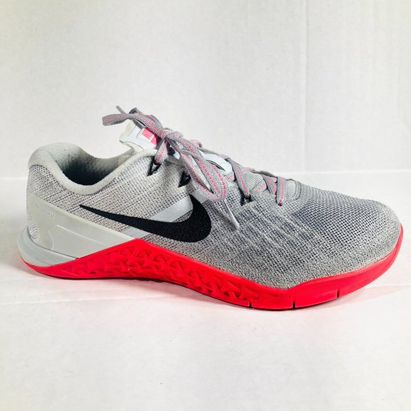 Nike Metcon 3 Wolf Grey Racer Pink Training Shoes - 849807-008 Women's US Size 9 - Picture 1 of 10